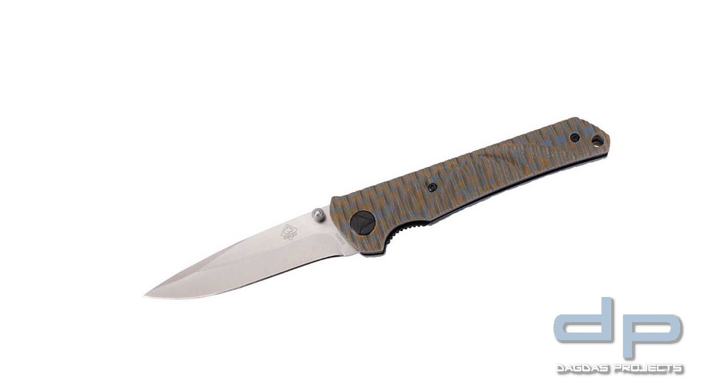 modernes Einhandmesser mit Daumenpins