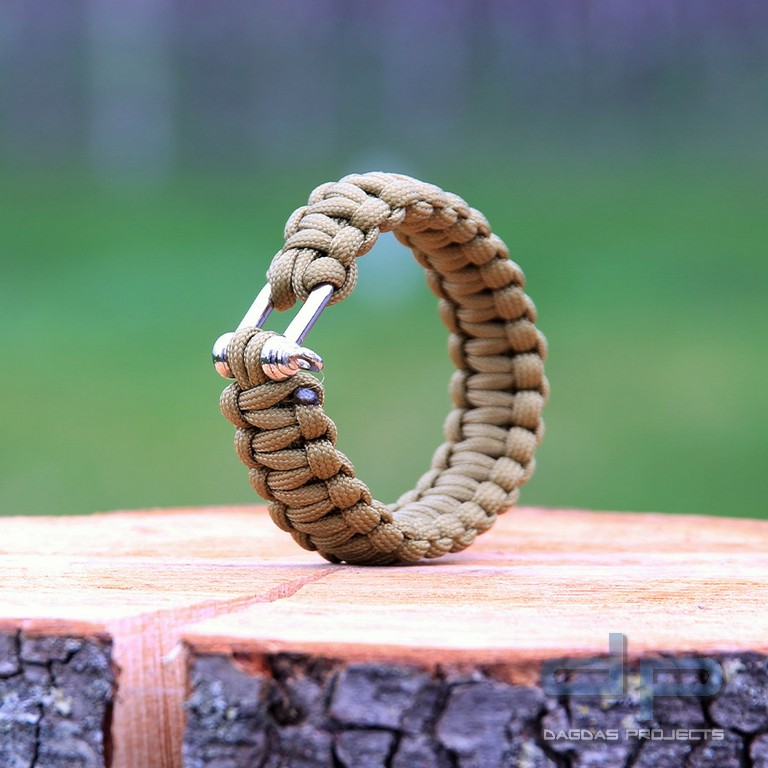 BCB Paracord Eisen Schnalle 9 Zoll Kojote CM074C