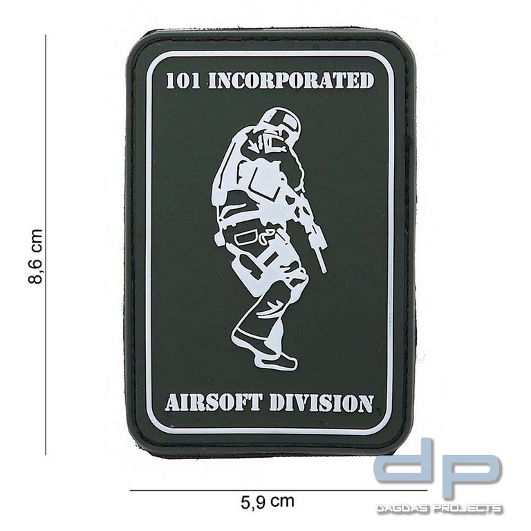 Emblem PVC 101 INC Airsoft Division