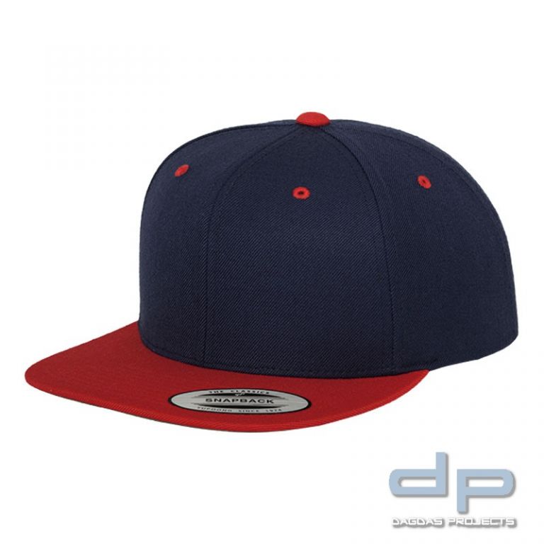 Classic Snapback 2-Tone Cap verschiedene Farben