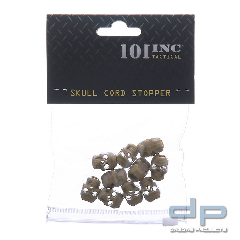 Tactical cord stopper skull set 10 stck. in verschiedenen Farben