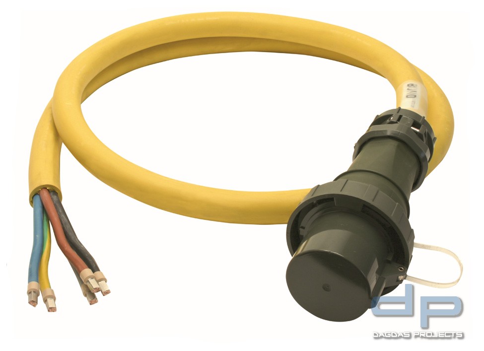 Dönges Einspeiseleitung mit Stecker THW-Version 400 V, 125 A, 3 m