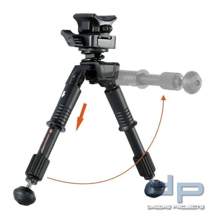 VANGUARD EQUALIZER 1QS ZWEIBEIN MIT PICATINNY RAIL SYSTEM