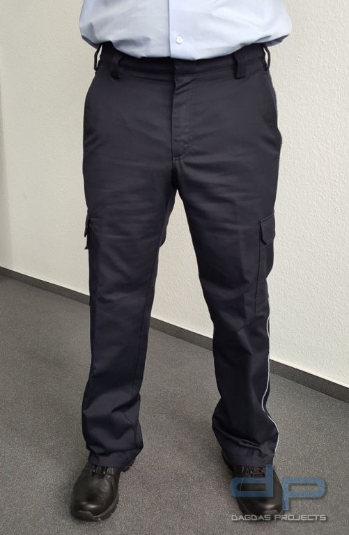 ETZEL Diensthose Baden-Württemberg für Herren mit Aufdruck nach Wunsch in reflektierend Silber