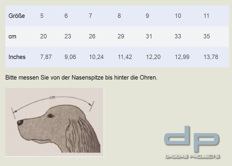 AKAH Maulkorb Quasi aus Leder