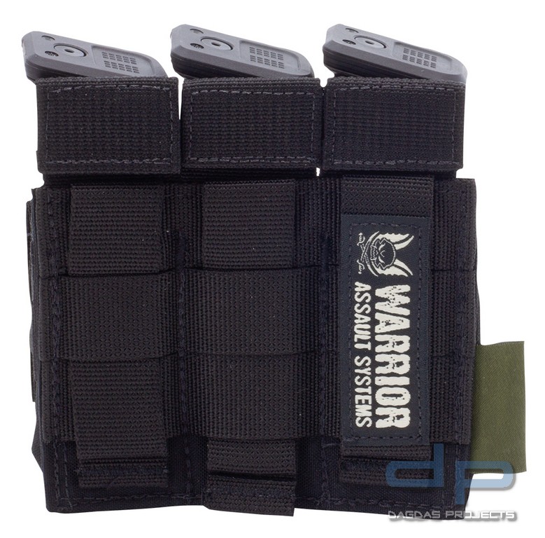 Warrior Triple 9mm Pistol Mag Pouch