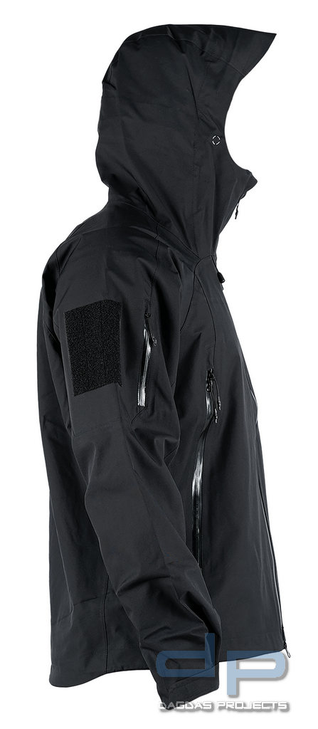 4-14 FACTORY RAIN JACKET ATACAMA in Schwarz und Oliv