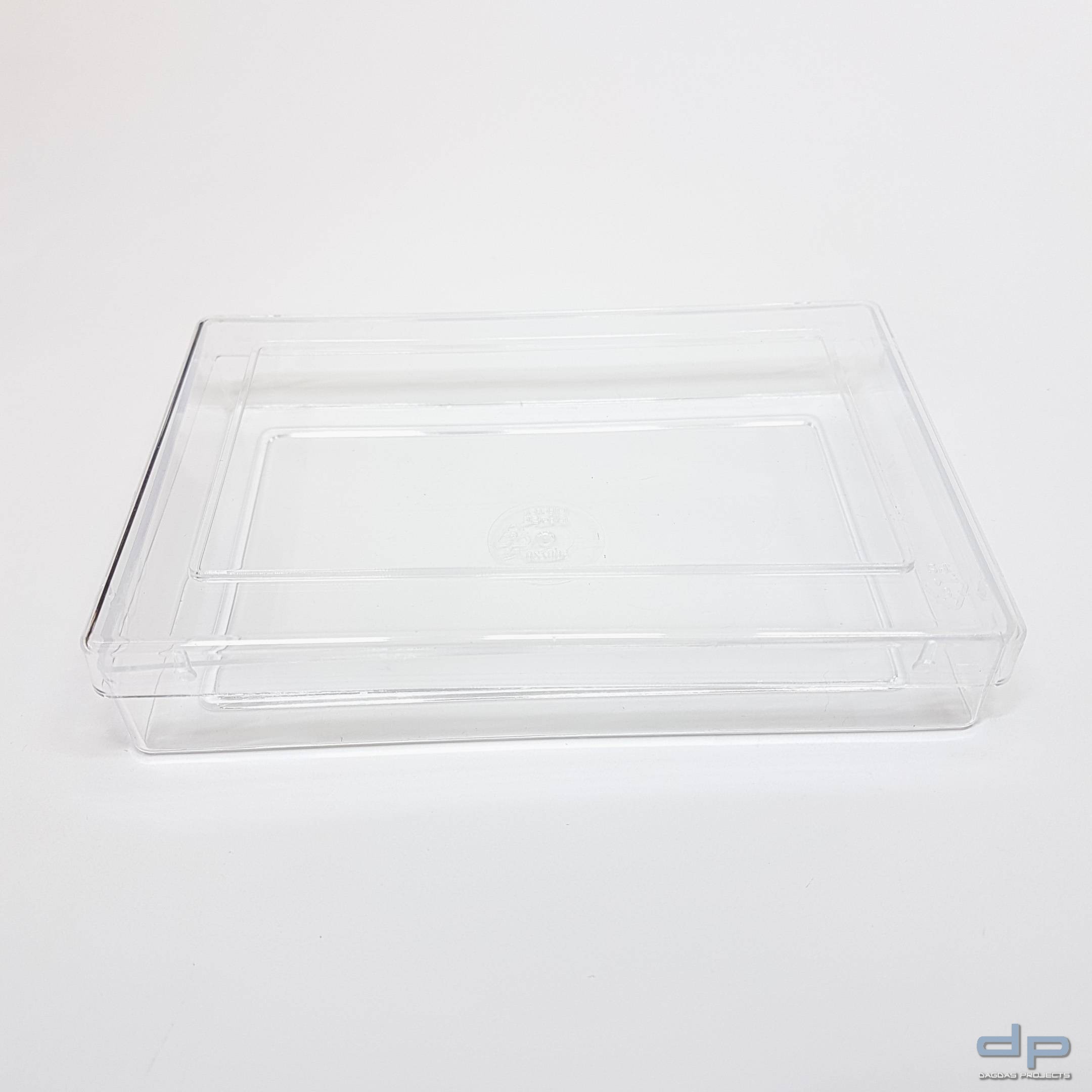 Klarsichtdose mit Deckel, 120 x 80 x 20 mm