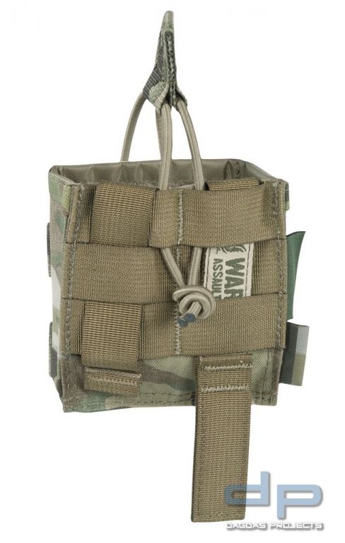 Warrior Single Open Mag Pouch HK417 Multicam