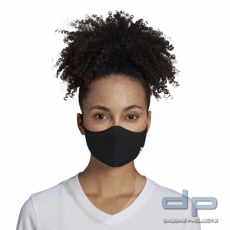 adidas® Mund/- Nasenmaske 3er Pack Größe: M/L