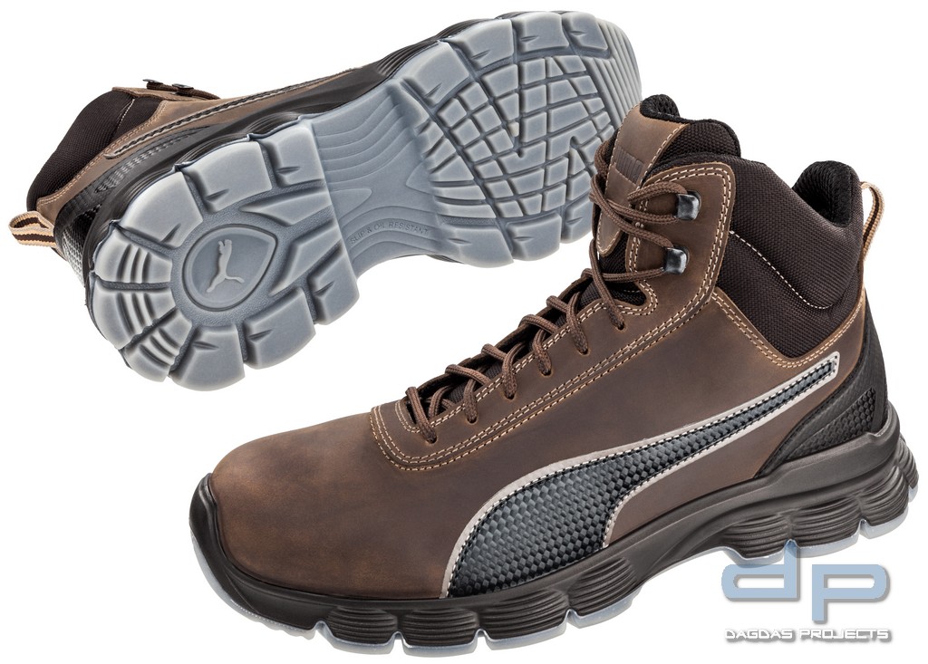 Puma Sicherheitsschuh CONDOR BROWN MID S3 ESD SRC
