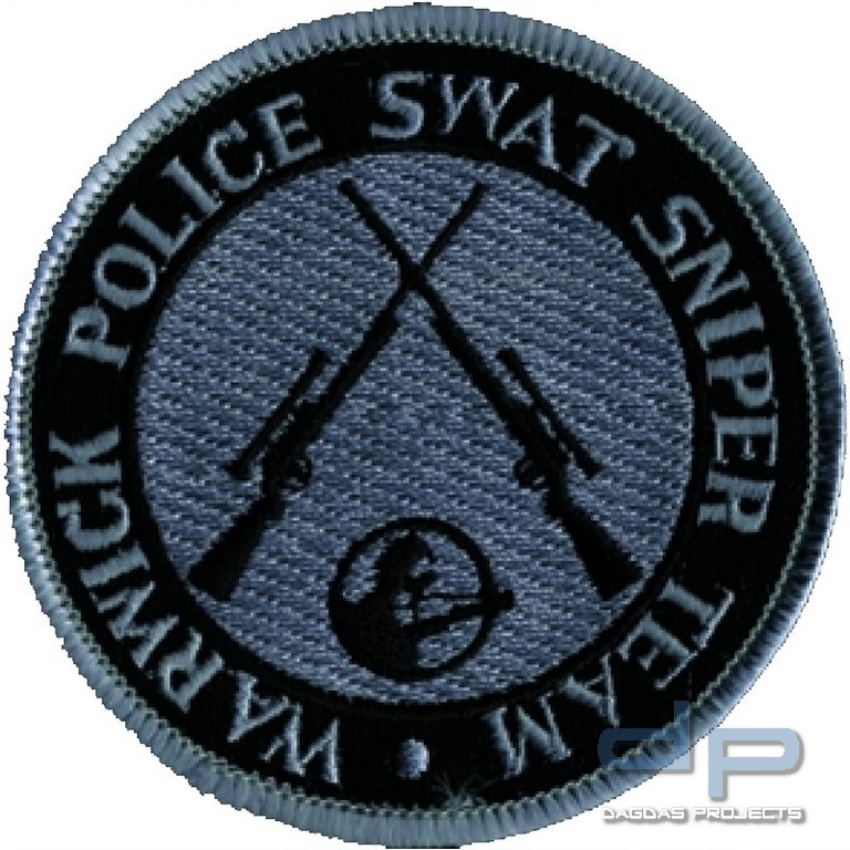 Stoffaufnäher - Warwick Police S.W.A.T. Sniper Team