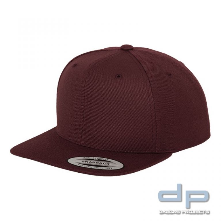 Classic Snapback Cap verschiedene Farben einfarbig