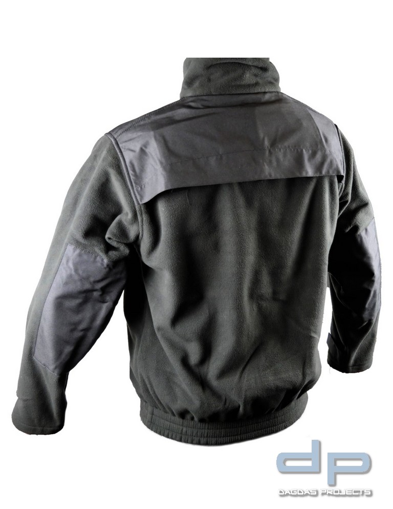 MIL-TEC® Fleecejacke Polizei, schwarz