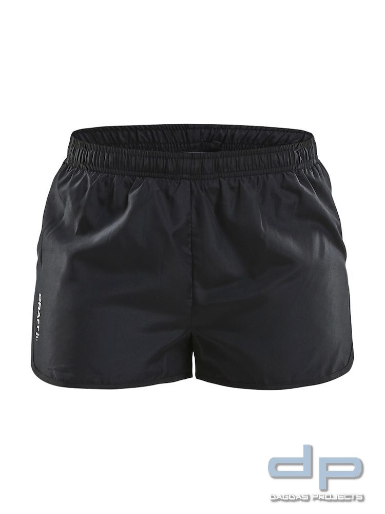 Craft Rush Marathon Shorts für Damen in Schwarz
