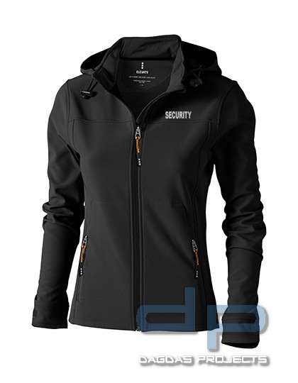 Damen Softshell Jacke tailliert in verschiedenen Farben mit Wunschtext