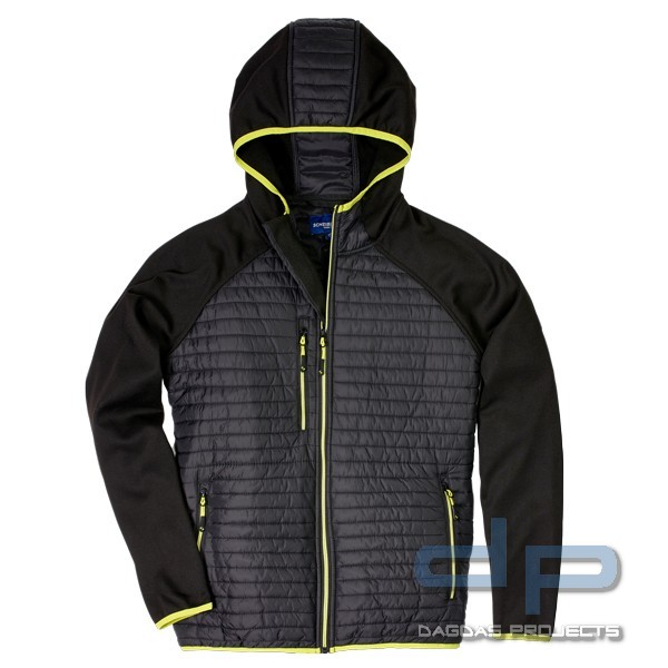 KOMBIJACKE ALBURG in Schwarz und Blau