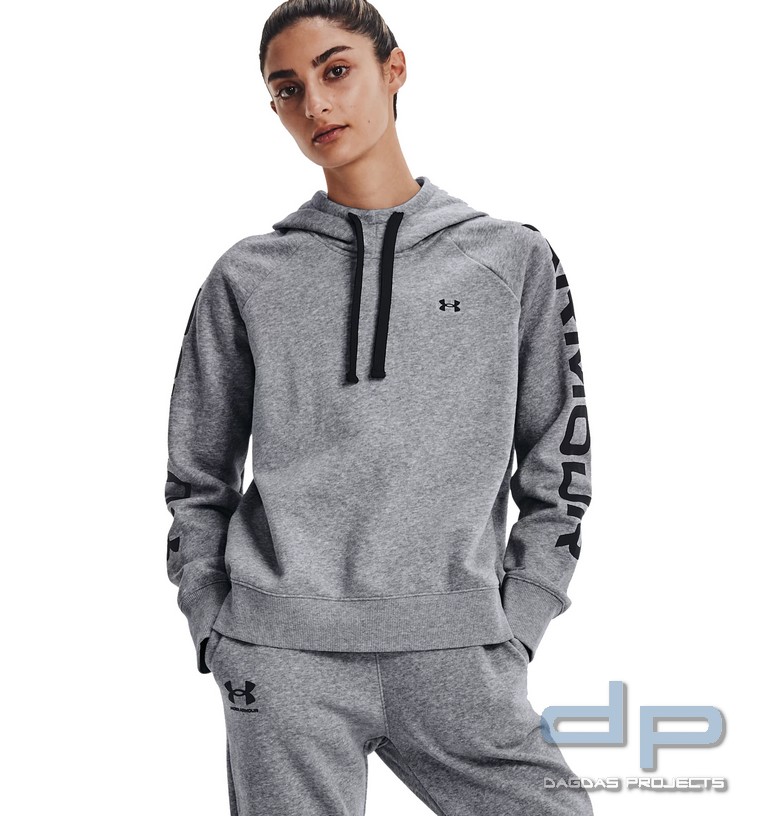 UNDER ARMOUR DAMEN RIVAL FLEECE COLORBLOCK HOODIE