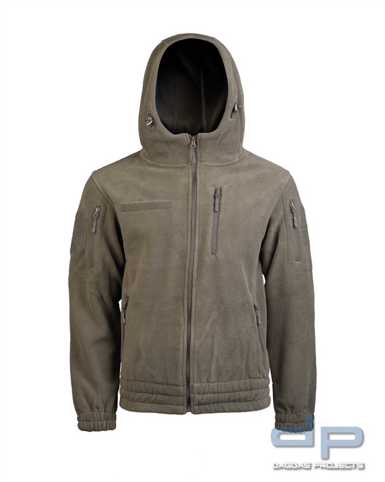 KÄLTESCHUTZJACKE FLEECE GEN.II M.KAPUZE OLIV VPE2