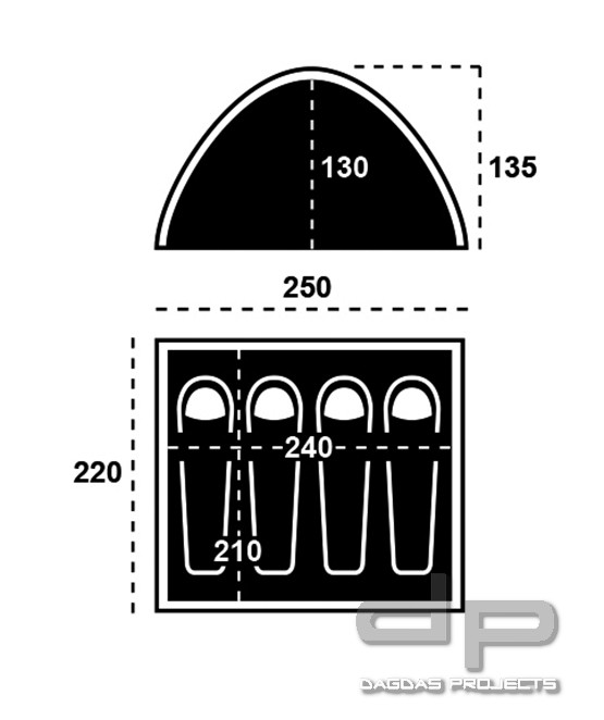 Grand Canyon Viermannzelt Phoenix 4Grand Canyon Viermannzelt Phoenix 4