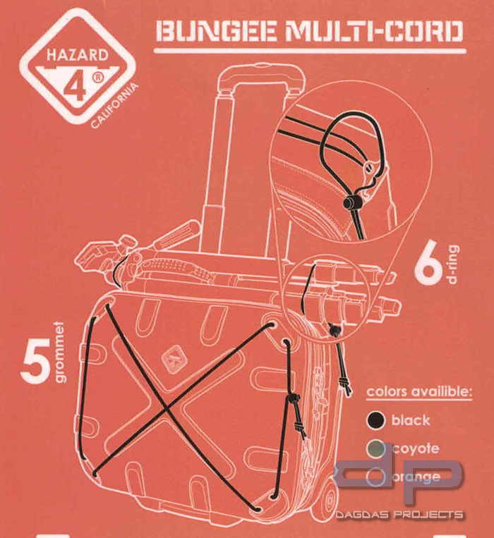 Hazard 4 Bungee Cord in verschiedenen Farben