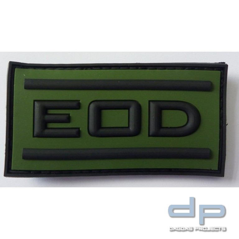 Rubber Patch EOD Olivgrün