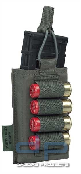 Warrior Single M4 &amp; Shoot Gun Mag Pouch R-Green
