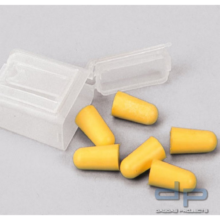 Gehörschutzstöpsel Mit praktischer, transparenter Box