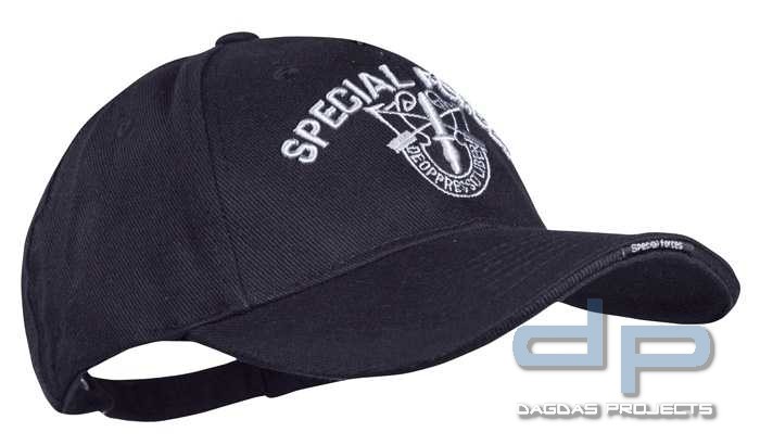 Baseball Cap Schwarz Special Forces
