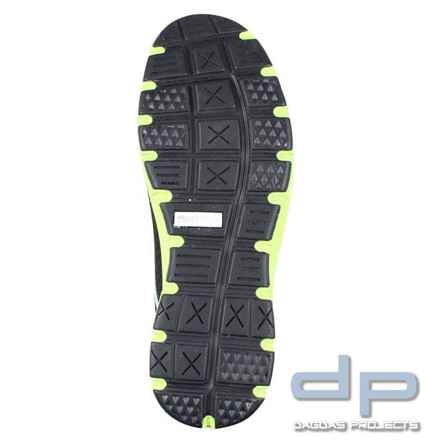 S1 SICHERHEITSHALBSCHUH in Schwarz/Neongrün