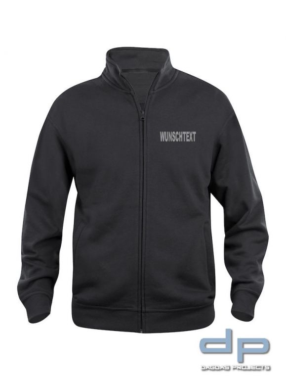 Sweat Jacke Behörde mit Wunschaufdruck in verschiedenen Farben