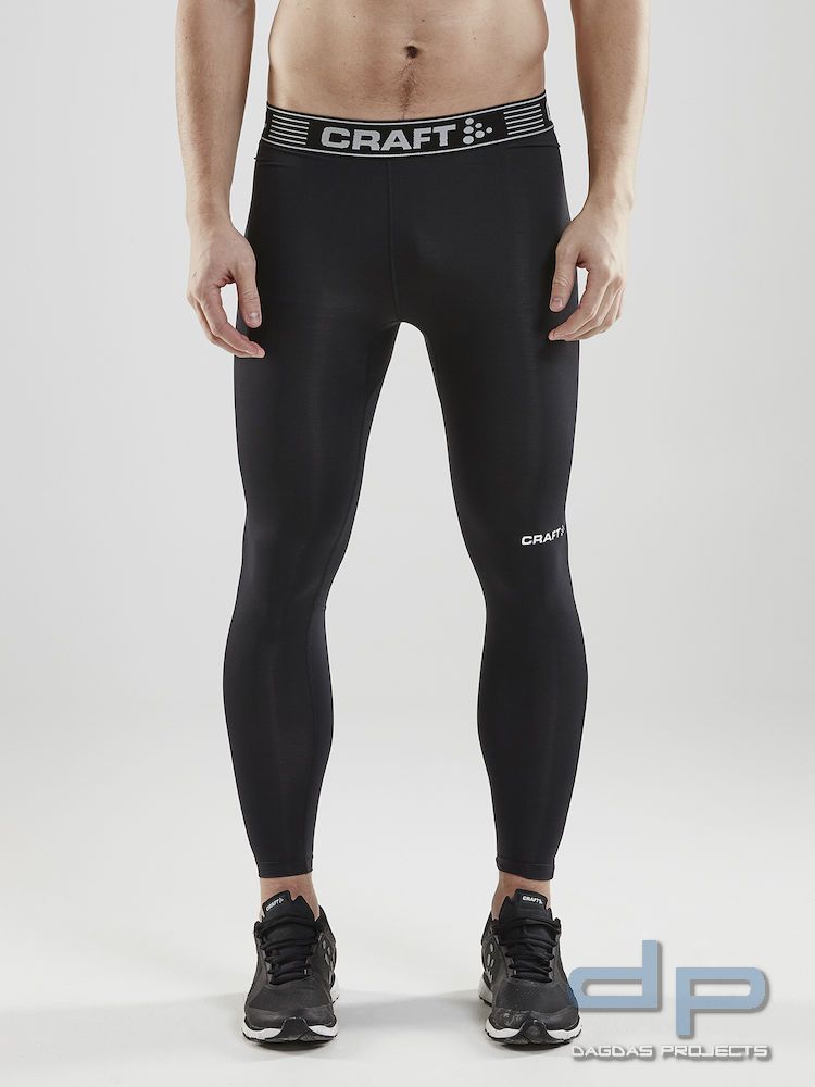 Craft Pro Control Compression Tights Unisex in Schwarz