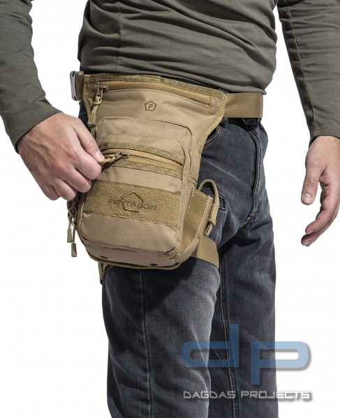 PENTAGON MAX-S 2.0 THIGH POUCH IN VERSCHIEDENEN FARBEN