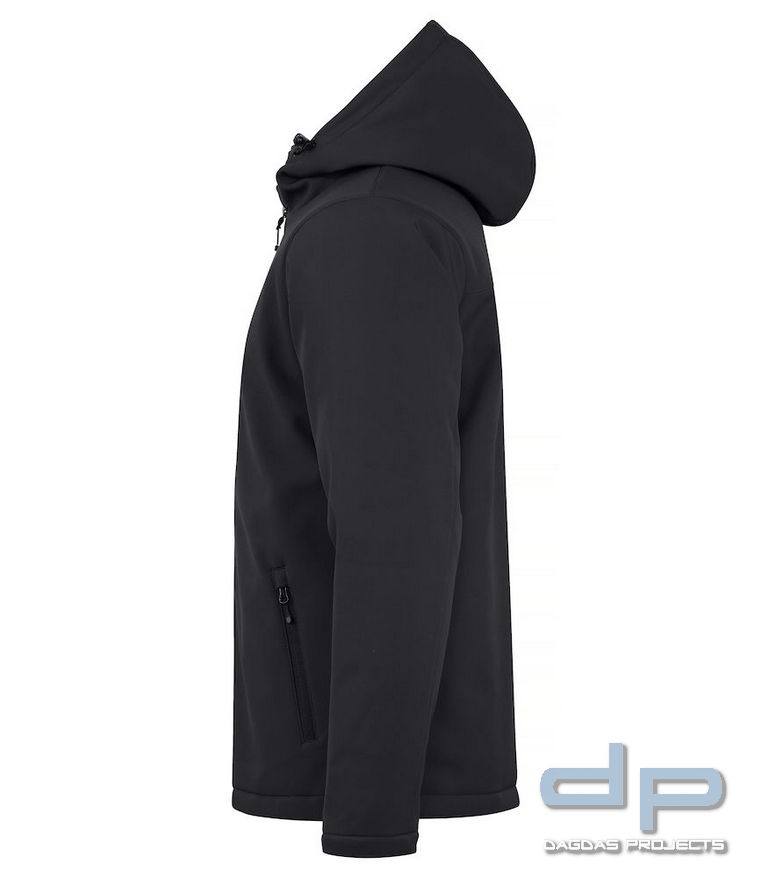 Behörden Padded Softshell Hoody in verschiedenen Farben mit Aufdruck nach Wunsch in reflex silber