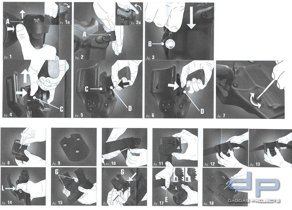 VEGA LEVEL 2 DUTY SAFETY HOLSTER SIG P320 - RECHTS