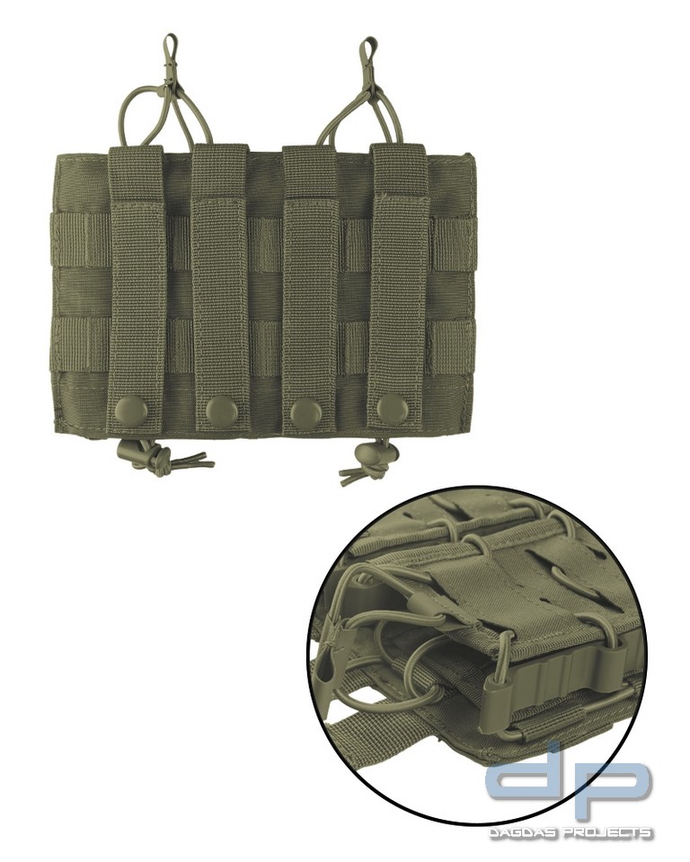 MAG.TASCHE OPEN TOP FLEX DOUBLE OLIV VPE 5