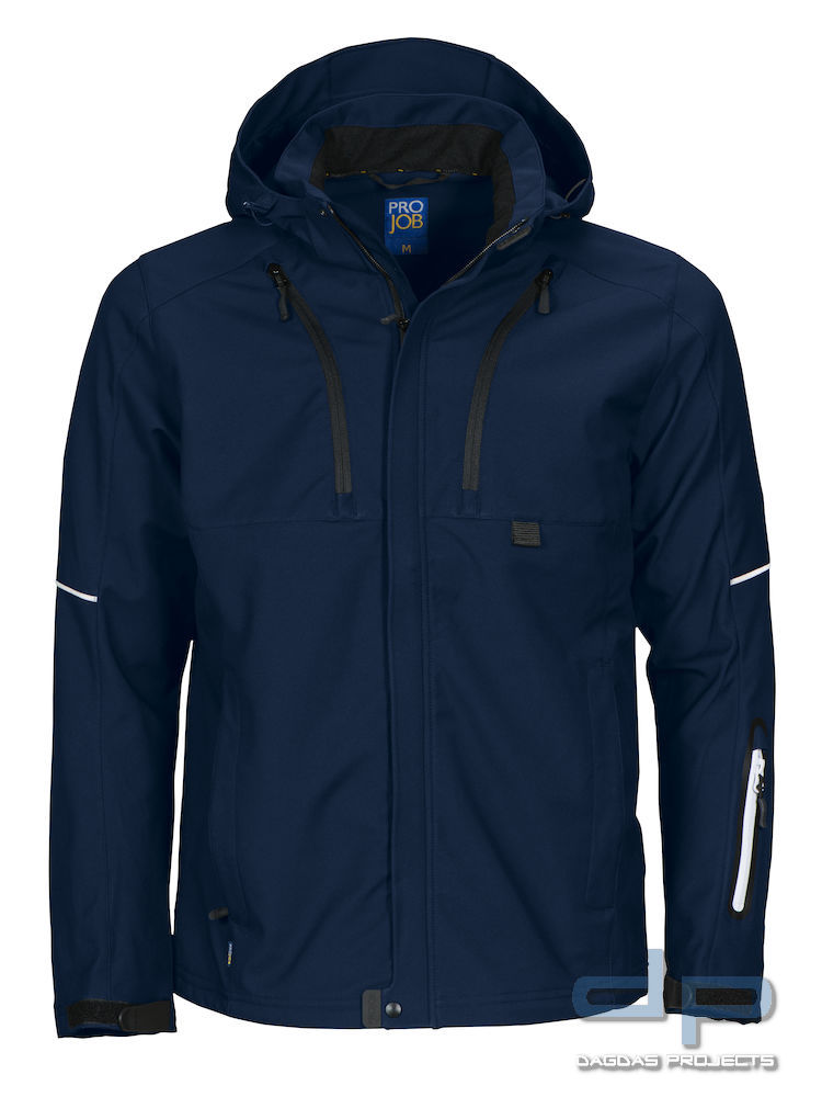 Behörden Funktions Softshelljacke 3-lagig inklusive Wunschbedruckung in 3 m reflex silber