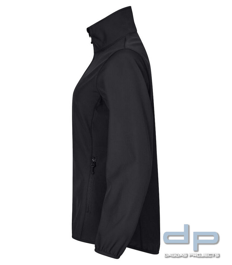 Behörden Classic Softshell Jacket Lady in verschiedenen Farben mit Aufdruck nach Wunsch auf Brust un