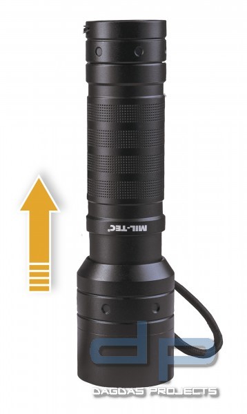 Mil-Tec Stablampe Mission 520 (LED Taschenlampe)