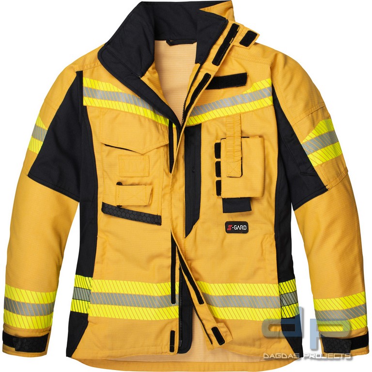 S-GARD Wildlandjacke RANGER 2.0 EN 11612, EN 15614, gelb/schwarzblau
