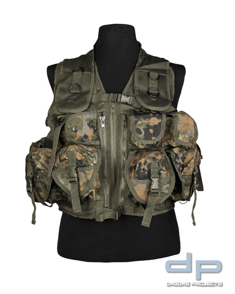 EINSATZWESTE TACTICAL (9 TA.) FLECKTARN VPE 2