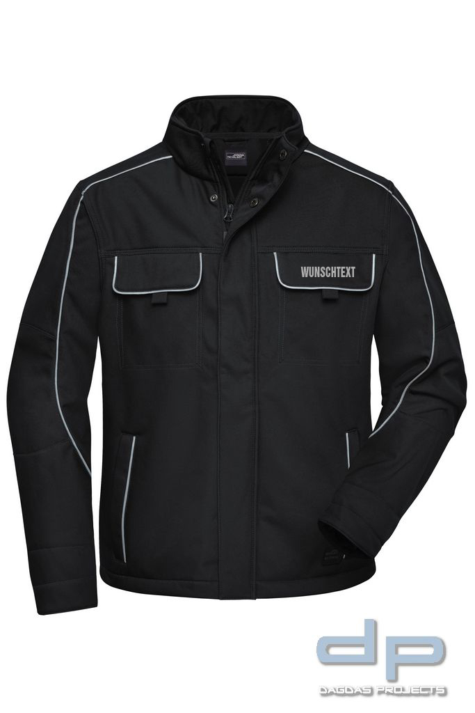 Jacke Softshell dp S-Serie Farbe schwarz Größe M