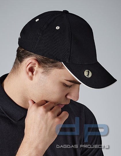Pro-Style Ball Mark Golf Cap in verschiedenen Farben