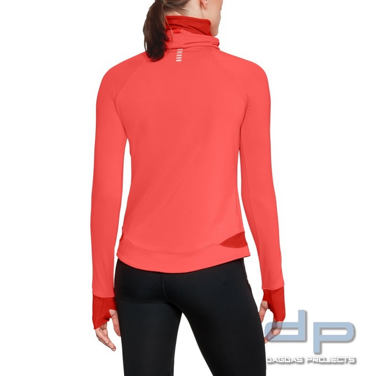 Under Armour® Damen Pullover Reactor Run Funnel ColdGear®, fitted