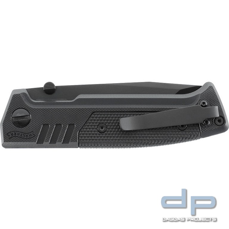 WALTHER® PDP Knife Einhandmesser, Liner Lock, Tanto 50/50 Klinge