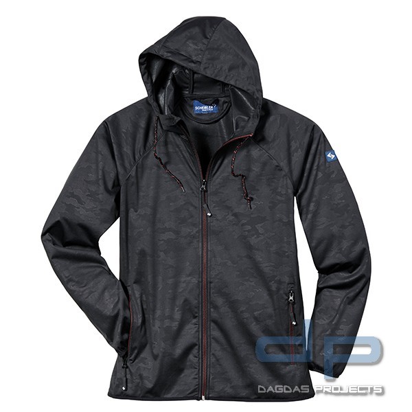 Leichte Freizeitjacke in ANthrazit-Schwarz