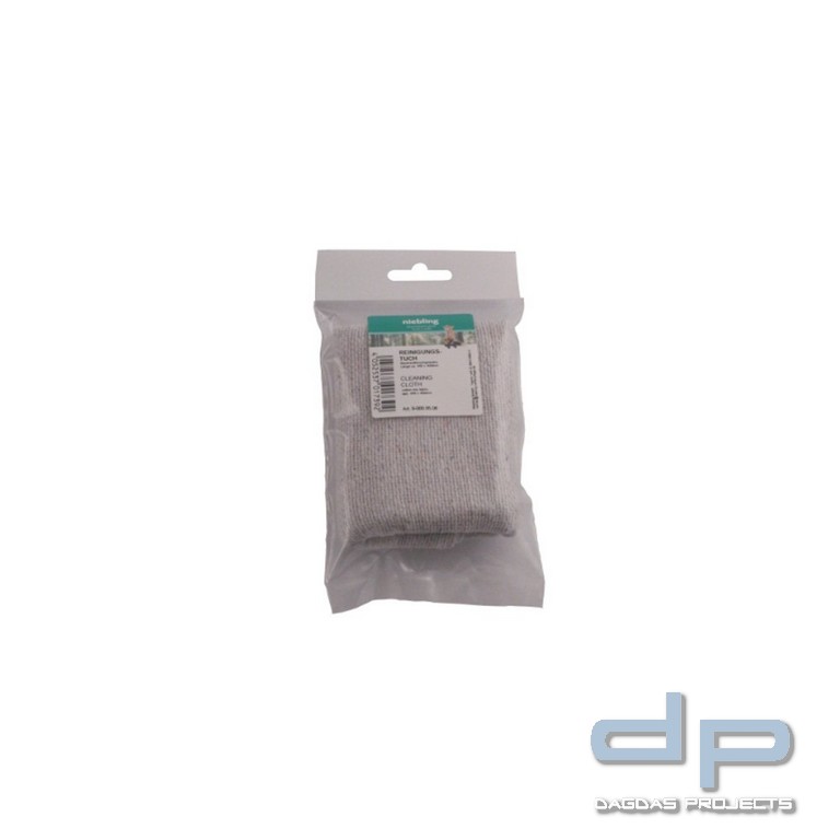 Niebling Reinigungstuch, 400 x 400mm, grau Baumwollmischgewebe