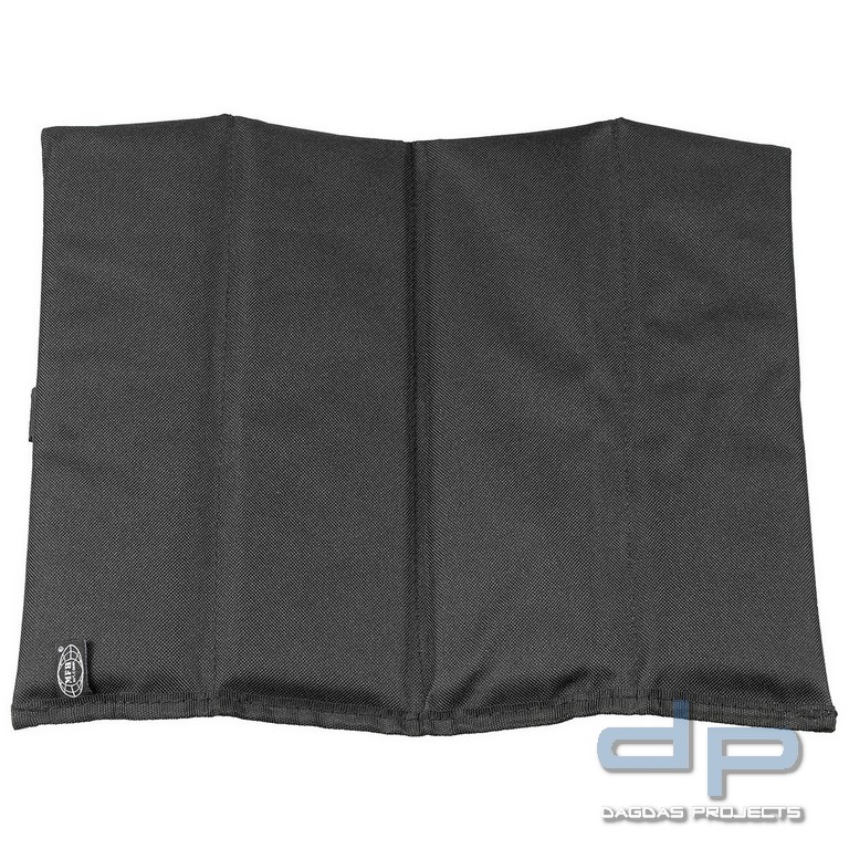 Sitzkissen, faltbar, schwarz