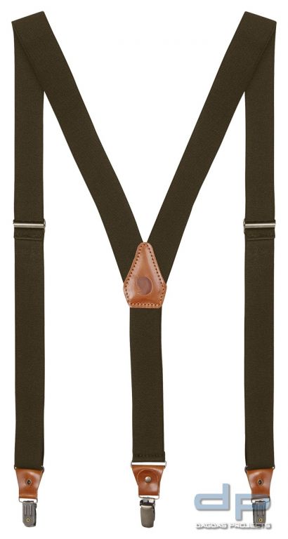 Fjällräven Singi Clip Suspenders Hosenträger Dunkelgrau oder Dunkeloliv