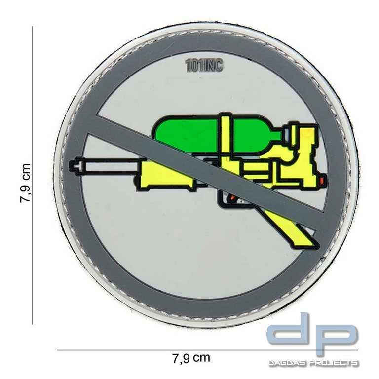 Emblem 3D PVC Super Soaker grau